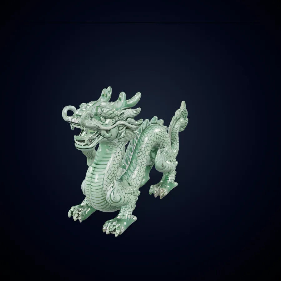 Dragon 3D model preview