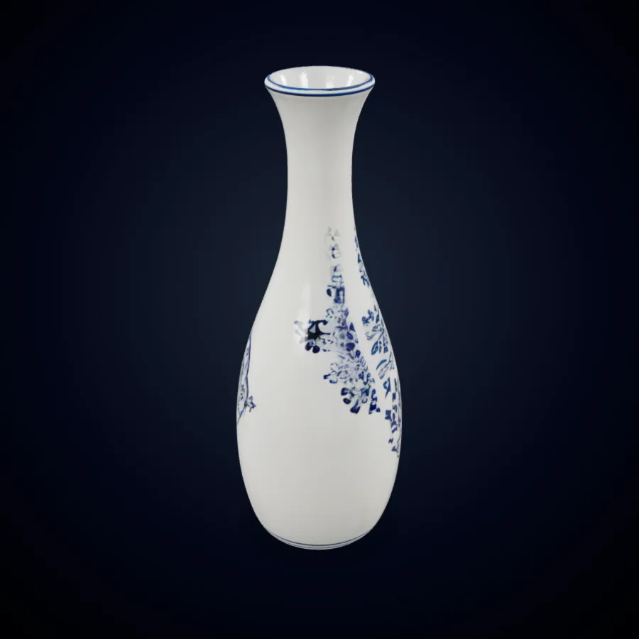 Vase 3D model preview
