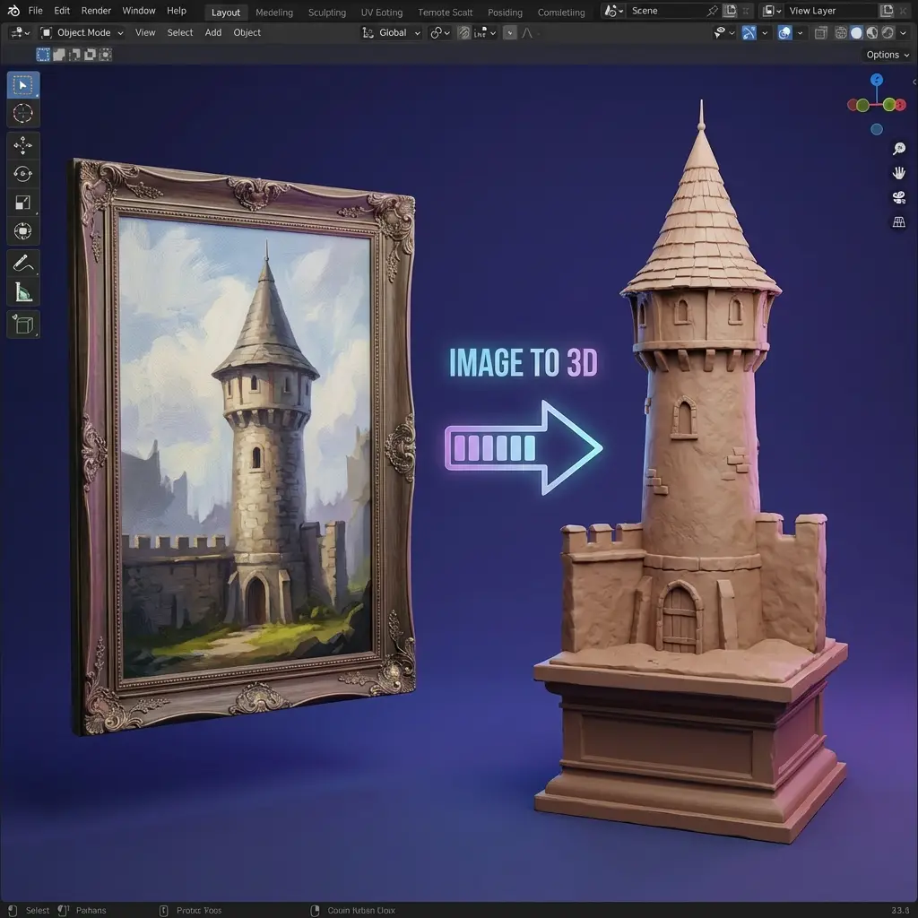 A Clear Modly 3D AI Starting Point